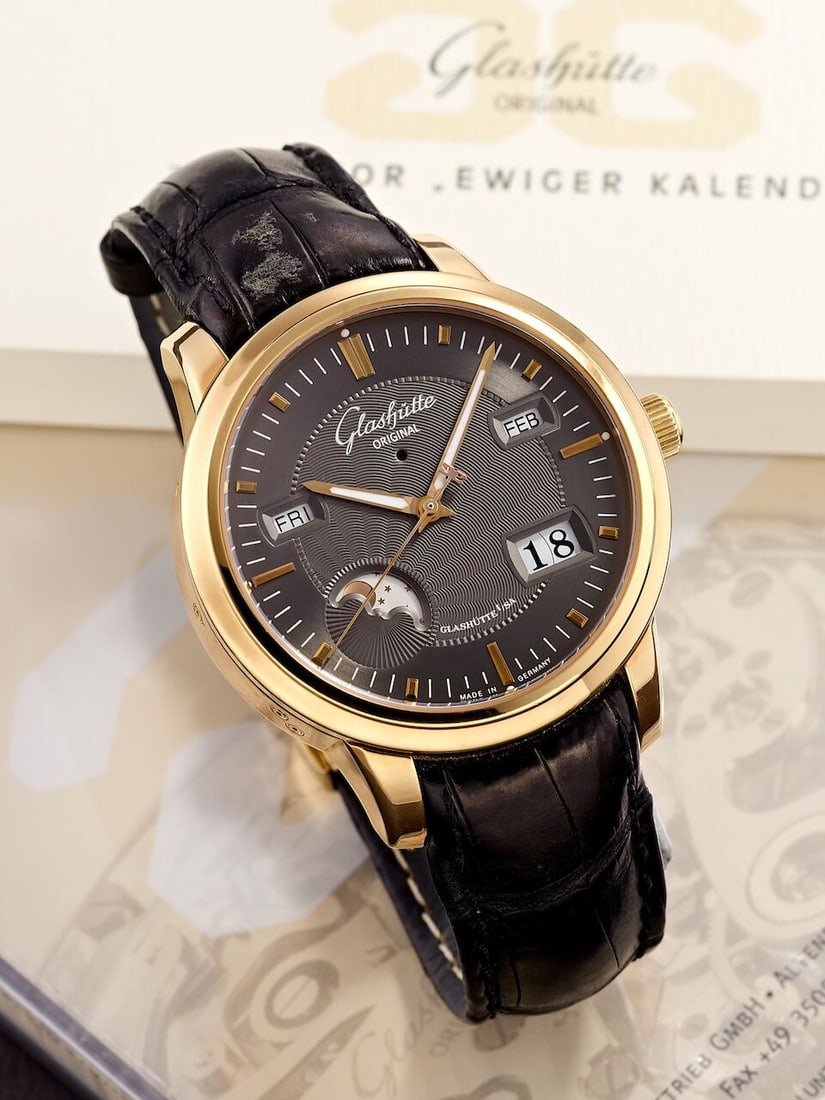 GLASHÜTTE ORIGINAL | SENATOR PERPETUAL, REF.100-02-04-02-14, A PINK GOLD PERPETUAL CALENDAR... (1 of 5)