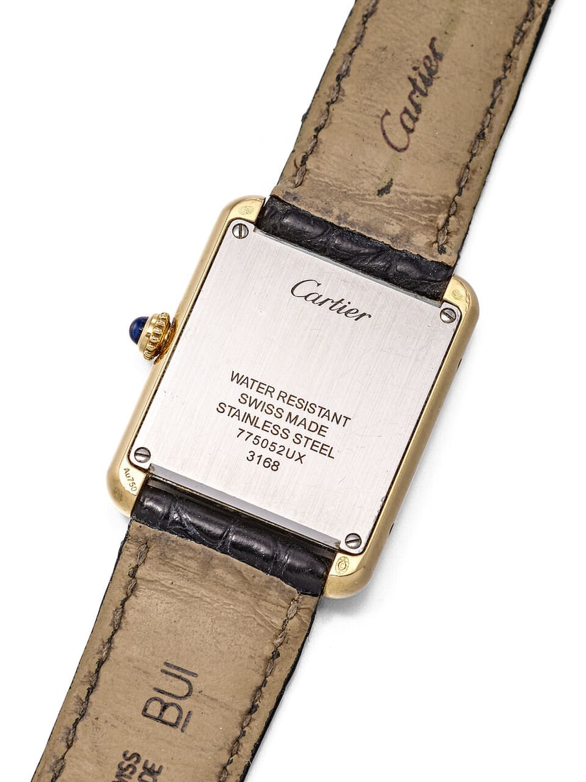 [NO RESERVE] CARTIER | TANK SOLO, REF.3168, A YELLOW GOLD WRISTWATCH, CIRCA 2010 - 2