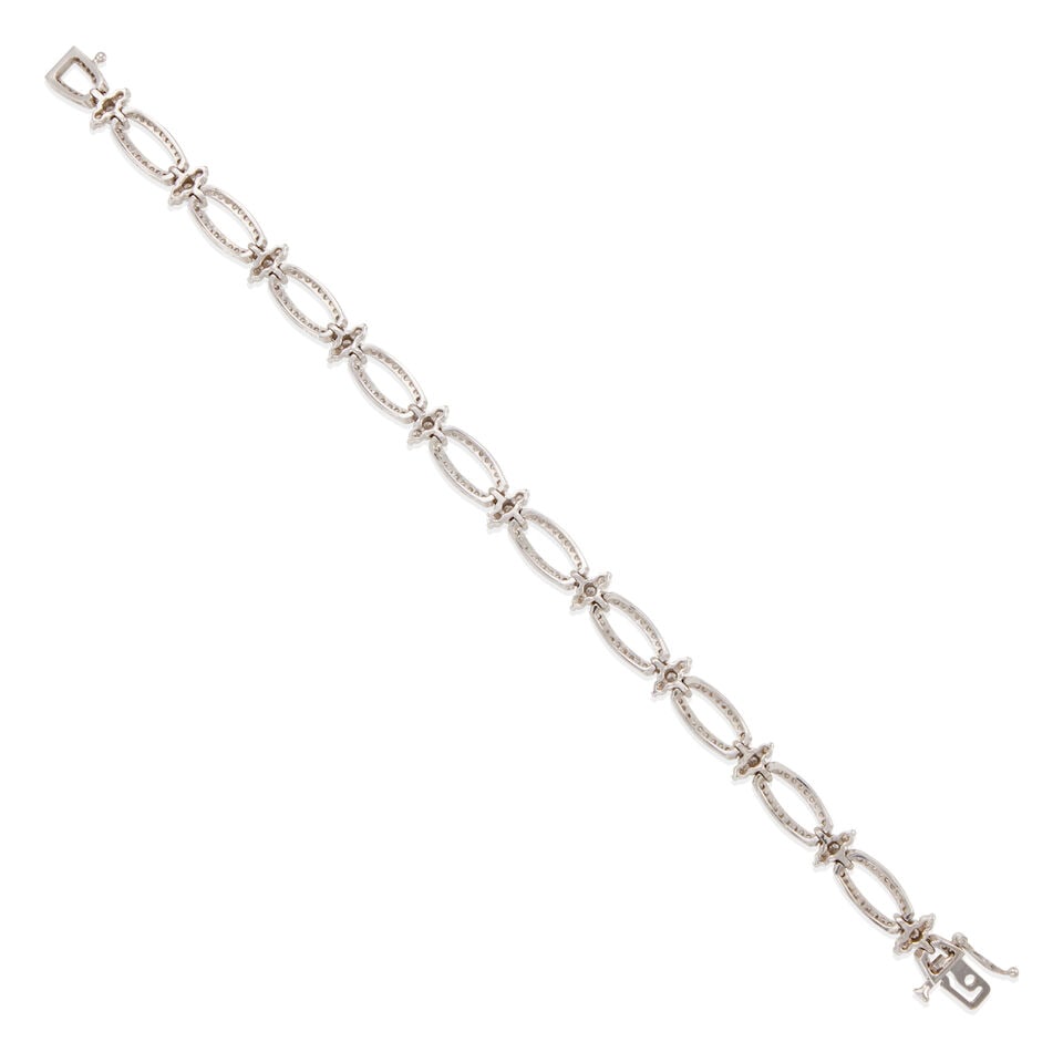 14K GOLD AND DIAMOND BRACELET - 2