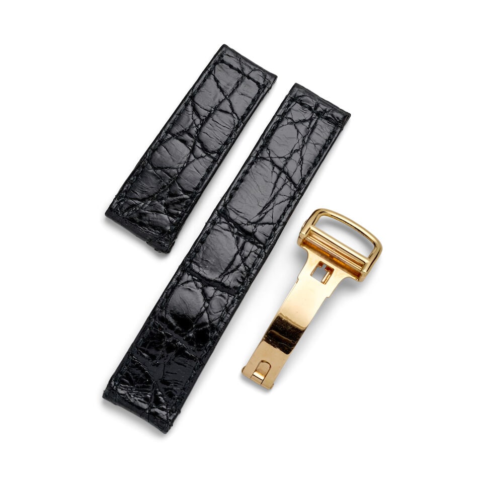 CARTIER. A FINE AND RARE 18K GOLD MANUAL WIND WRISTWATCH 'Bamboo' Coussin, c. 1970s - 4