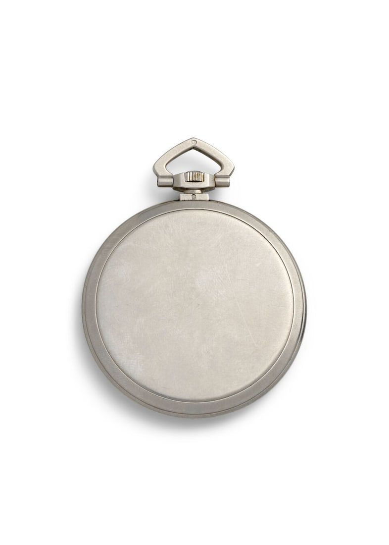 HAAS NEVEUX & CO. A FINE AND SLIM PLATINUM KEYLESS WIND JUMP HOUR AND MINUTE OPEN FACE WATCH c. ... - 2