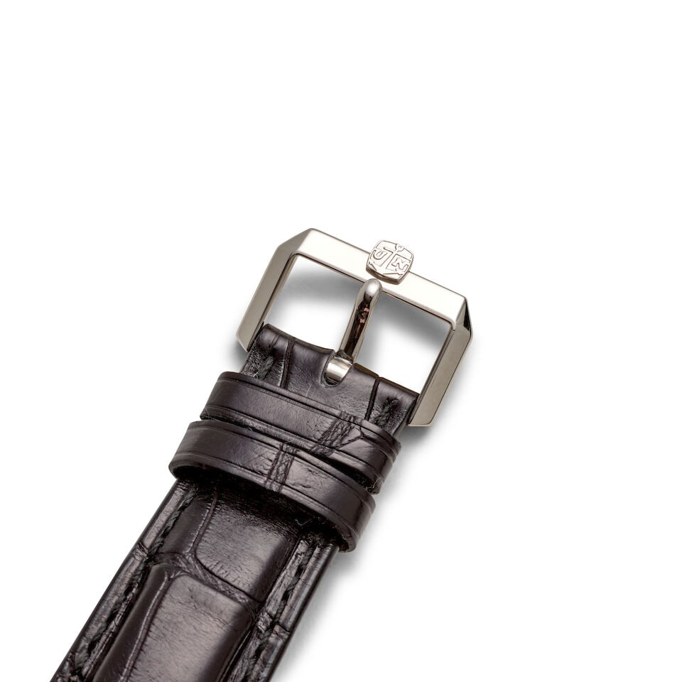 ULYSSE NARDIN. A FINE AND LIMITED EDITION PLATINUM AUTOMATIC WRISTWATCH Chronometer San Marco 'F... - 3