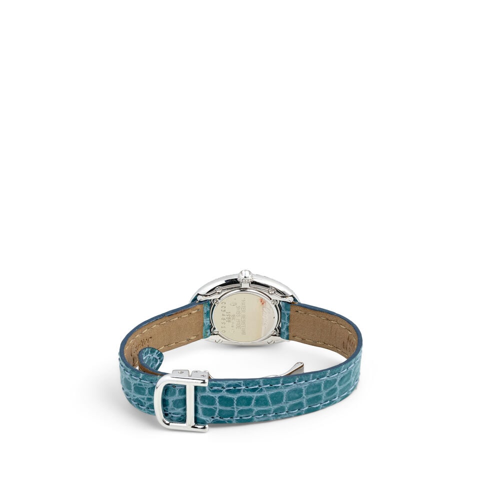 CARTIER. A FINE 18K WHITE GOLD AND DIAMOND SET QUARTZ WRISTWATCH Baignoire, Ref: 1955, c. 2000s - 2