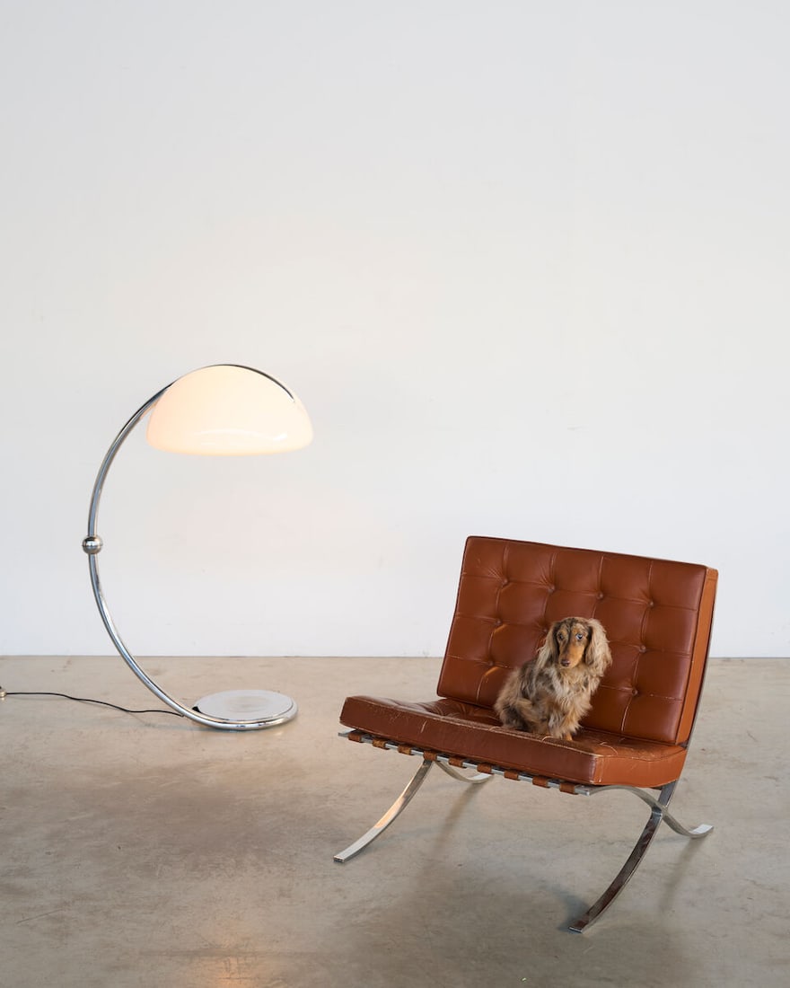 ELIO MARTINELLI (1921-2004) Lampadaire Serpente 2131 - 2