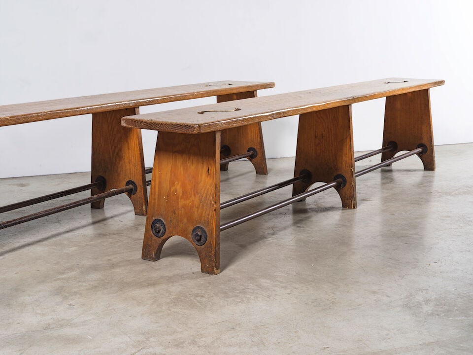 TRAVAIL FRANCAIS Paire de bancs - 3