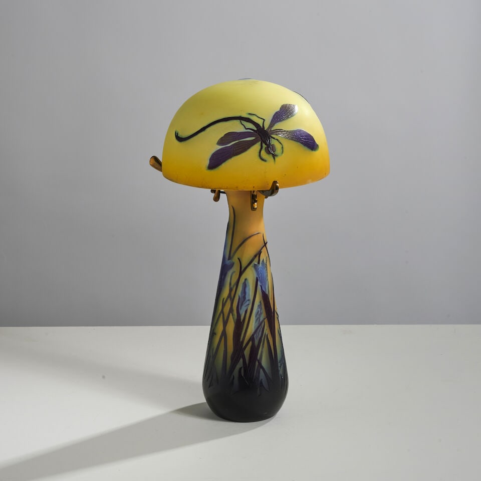 ÉTABLISSEMENTS GALLÉ (1904-1936) Vase monté en lampe - 7