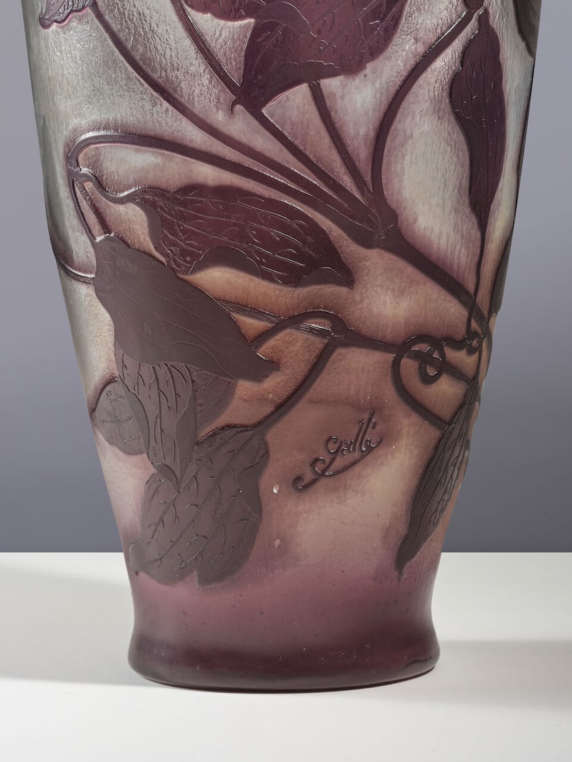 ÉTABLISSEMENTS GALLÉ (1904-1936) Vase de forme balustre - 3