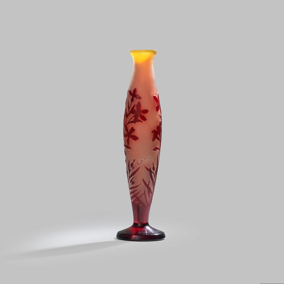 ÉTABLISSEMENTS GALLÉ (1904-1936) Vase de forme fuselée - 2