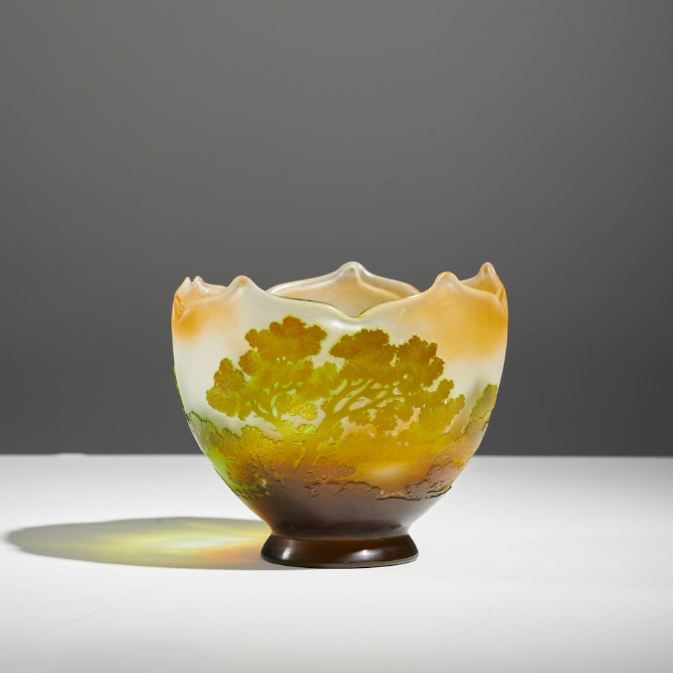 ÉTABLISSEMENTS GALLÉ (1904-1936) Coupe floriforme à pointes étirées ... - 6