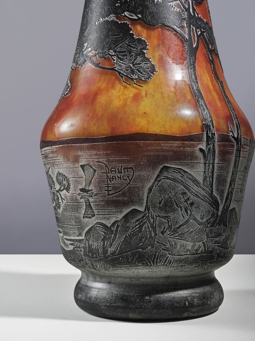 DAUM Nancy Important vase - 3