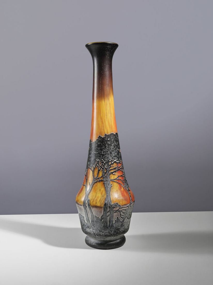 DAUM Nancy Important vase - 6