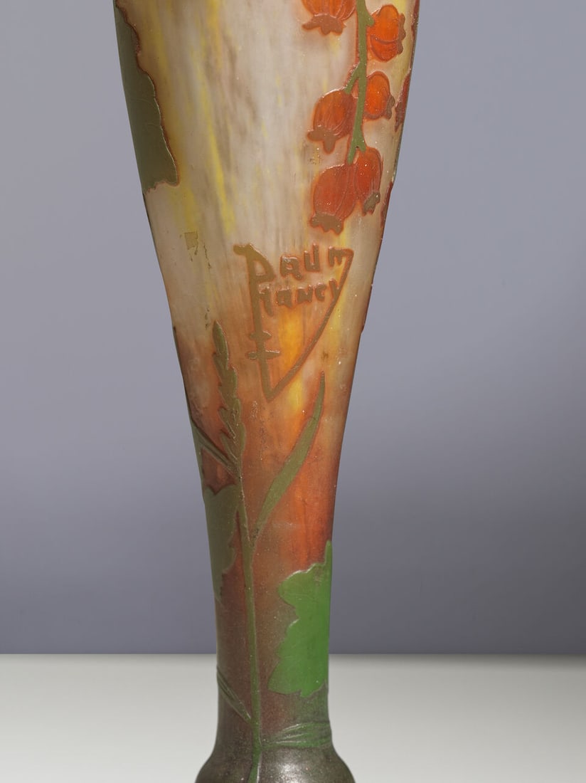 DAUM Nancy Vase de forme fuselée - 3