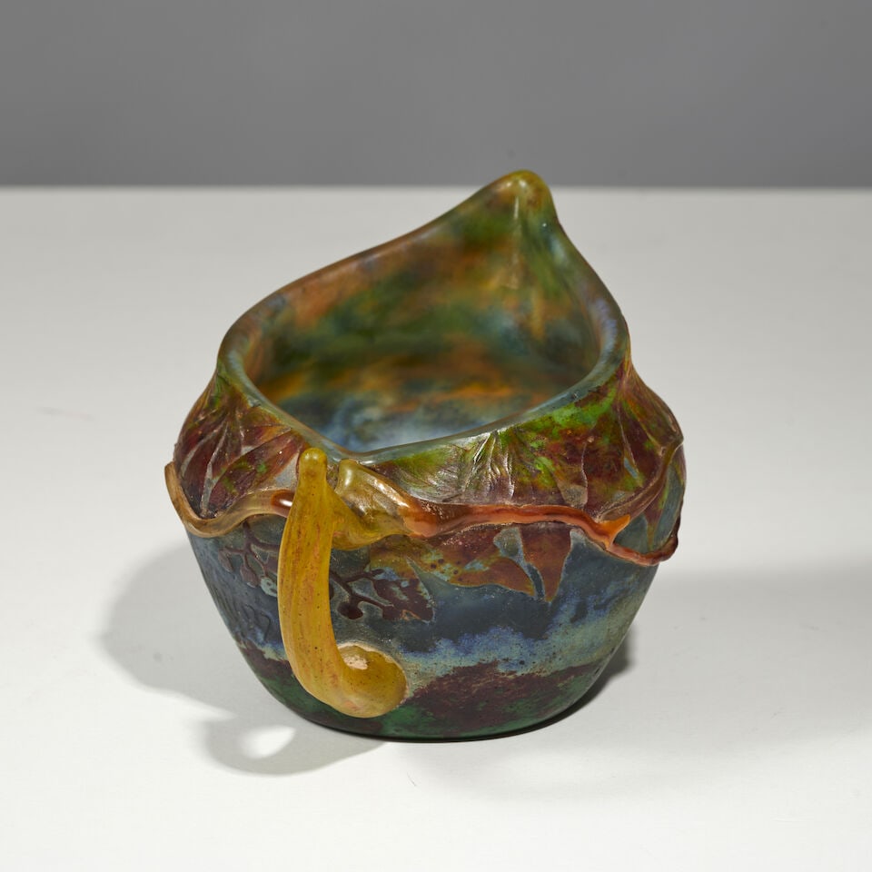 DAUM Nancy Verseuse à anse serpentine - 6