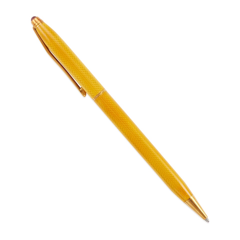 18K GOLD AND ENAMEL PEN - 2