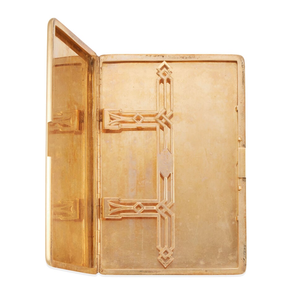 14K GOLD CIGARETTE CASE - 2