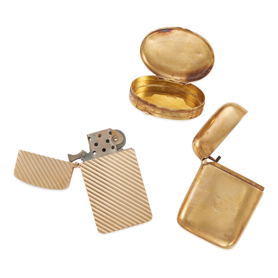 GROUP OF GOLD OBJECTS - 2
