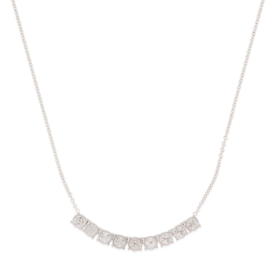 14K GOLD AND DIAMOND NECKLACE - 2
