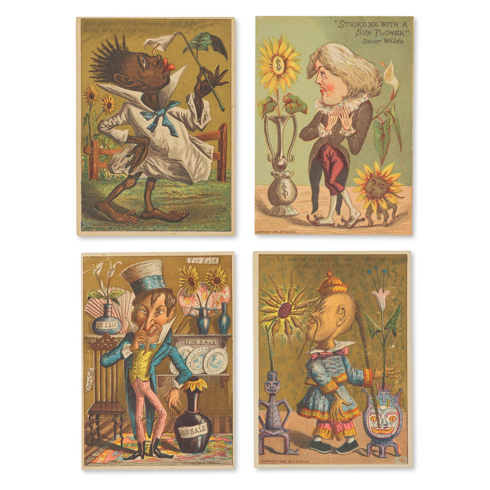 AMERICAN TOUR - ADVERTISING EPHEMERA A collection of approximately 60 pictorial trade cards, or ... (1 of 1)