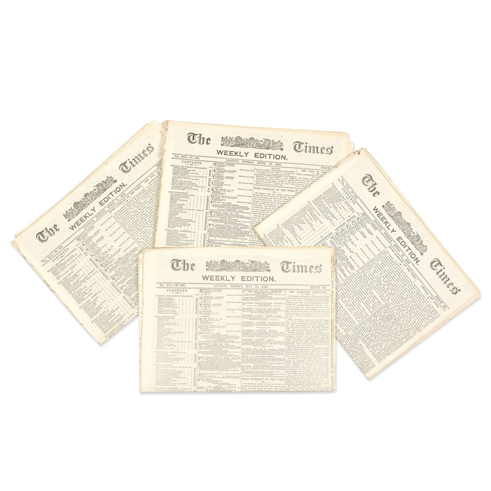 WILDE - NEWSPAPERS A collection of newspapers relating to Wilde's publications, trails, convicti... (1 of 1)