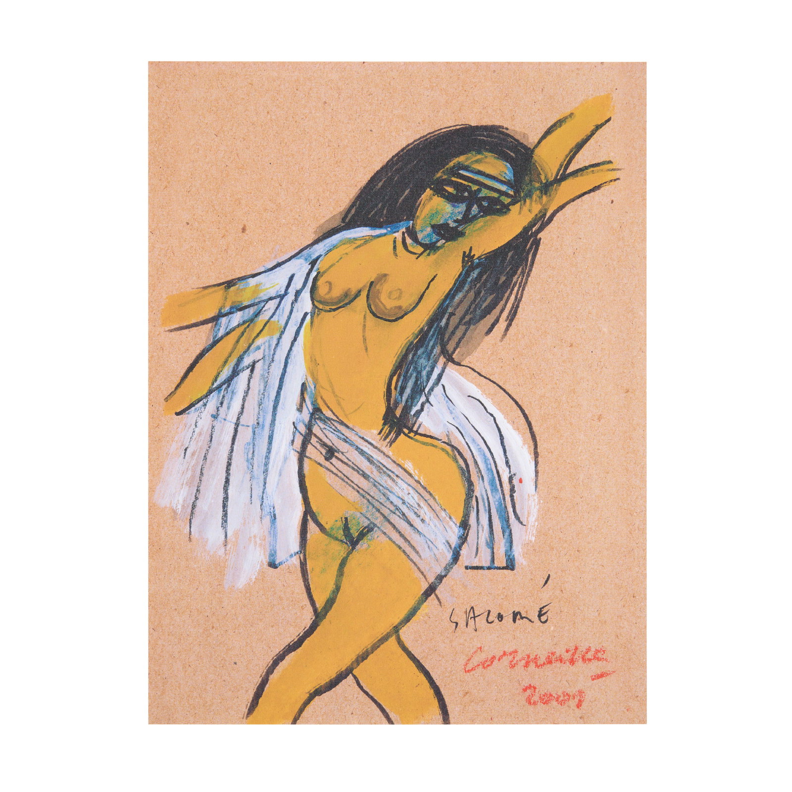 WILDE (OSCAR) - CORNEILLE Salomé, NUMBER X OF XX 'EDITION EXCEPTIONELLE' COPIES, SIGNED BY ...: WILDE (OSCAR) - CORNEILLE Salomé, NUMBER X OF XX 'EDITION EXCEPTIONELLE' COPIES, SIGNED BY THE ARTIST ON THE COLOPHON AND WITH THE PLATES SIGNED, 13 tipped-in colour serigraph plates by Corneill