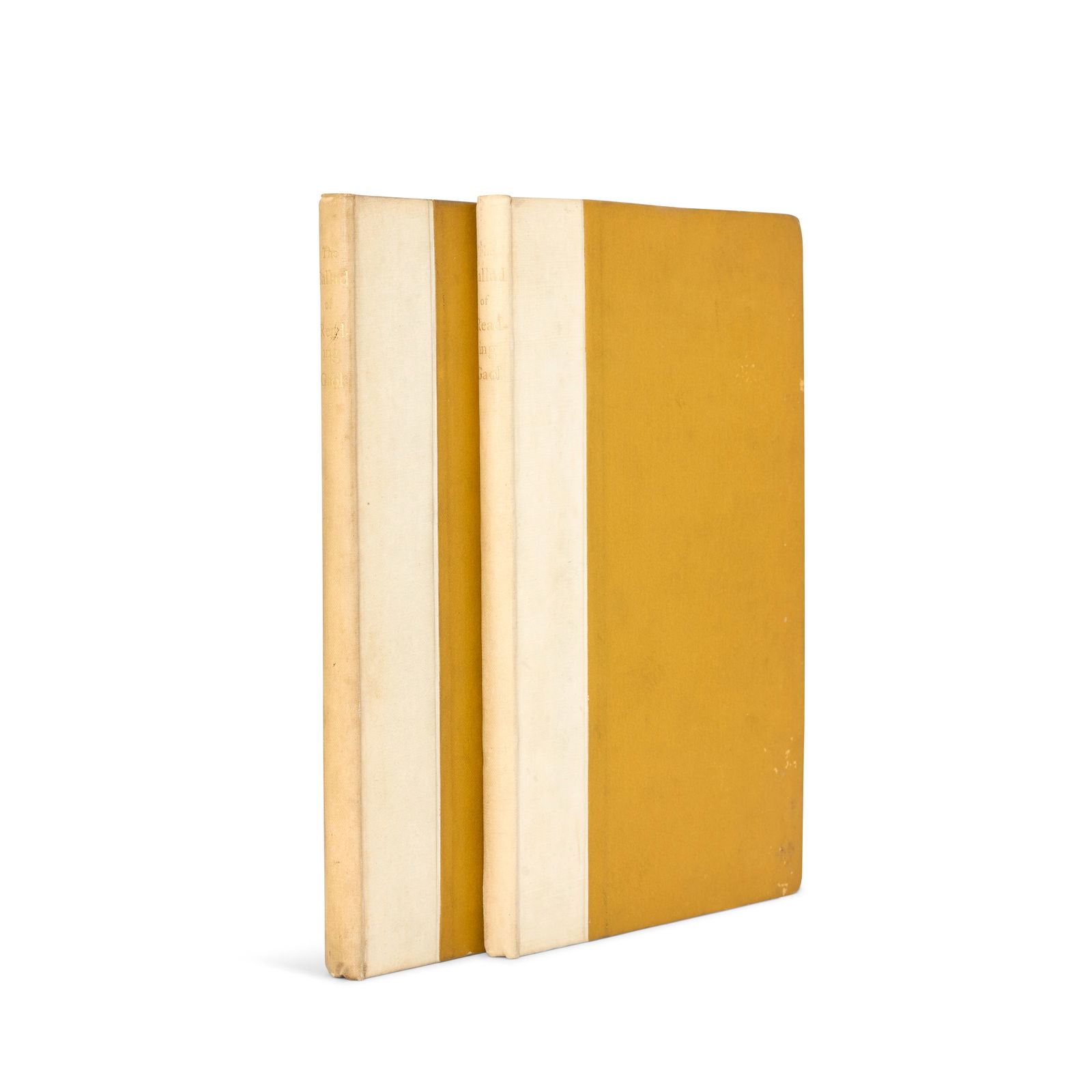 WILDE (OSCAR) The Ballad of Reading Gaol, FIRST EDITION, ONE OF 800 COPIES ON HAND-MADE PAPER, L...: WILDE (OSCAR) The Ballad of Reading Gaol, FIRST EDITION, ONE OF 800 COPIES ON HAND-MADE PAPER, endpapers toned, small rust mark on margin of front free endpaper and limitation page, untrimmed, publis