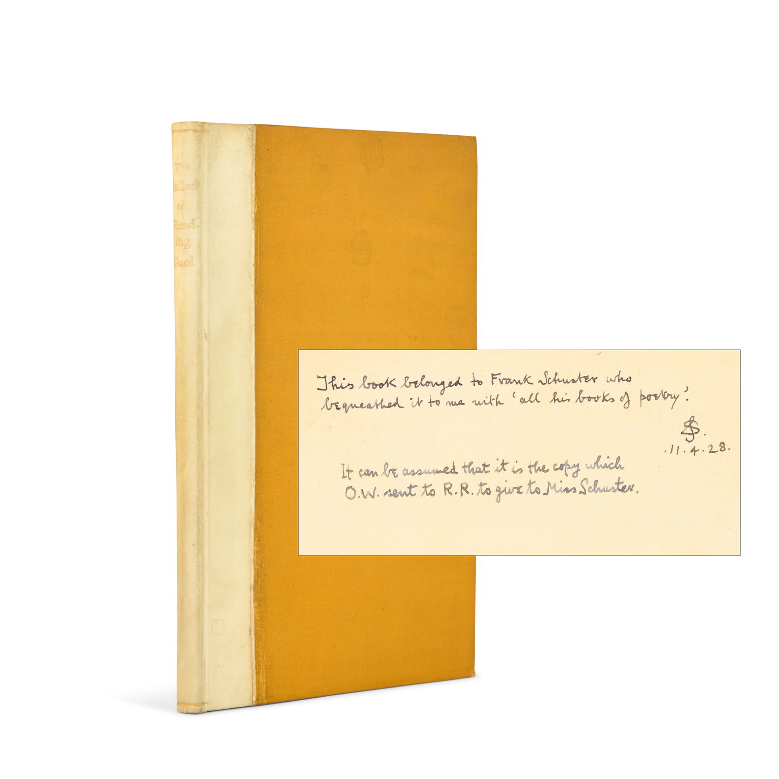 WILDE (OSCAR) The Ballad of Reading Gaol by C.3.3., FIRST EDITION, NUMBER 15 OF 30 COPIES ON JAP... (1 of 1)