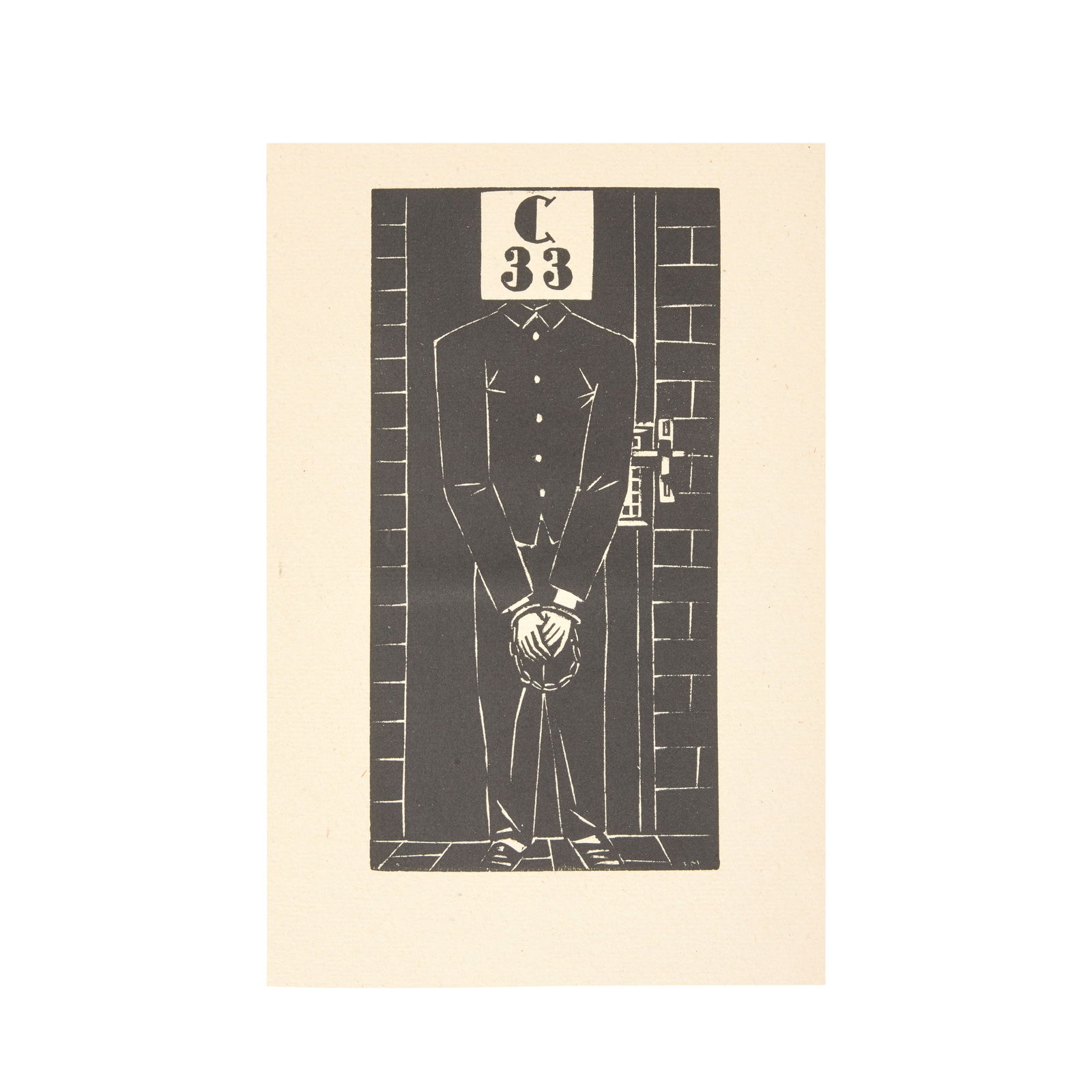 WILDE (OSCAR) - FRANS MASEREEL The Ballad of Reading Gaol. With Woodcuts by Frans Masereel, NUMB... (1 of 1)