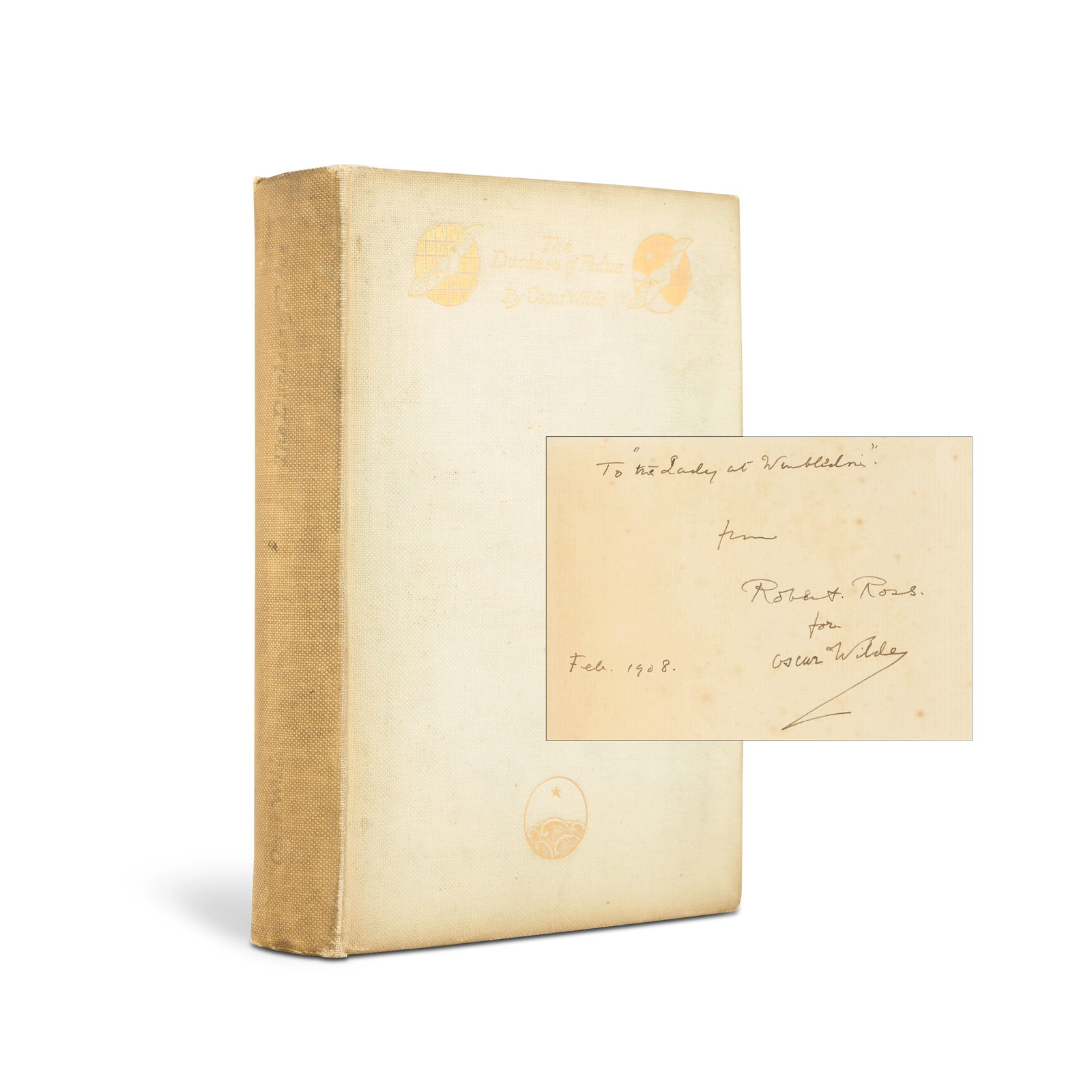 WILDE (OSCAR) The Duchess of Padua, FIRST EDITION, [LIMITED TO 1000 COPIES], THE DEDICATEE ADELA... (1 of 1)