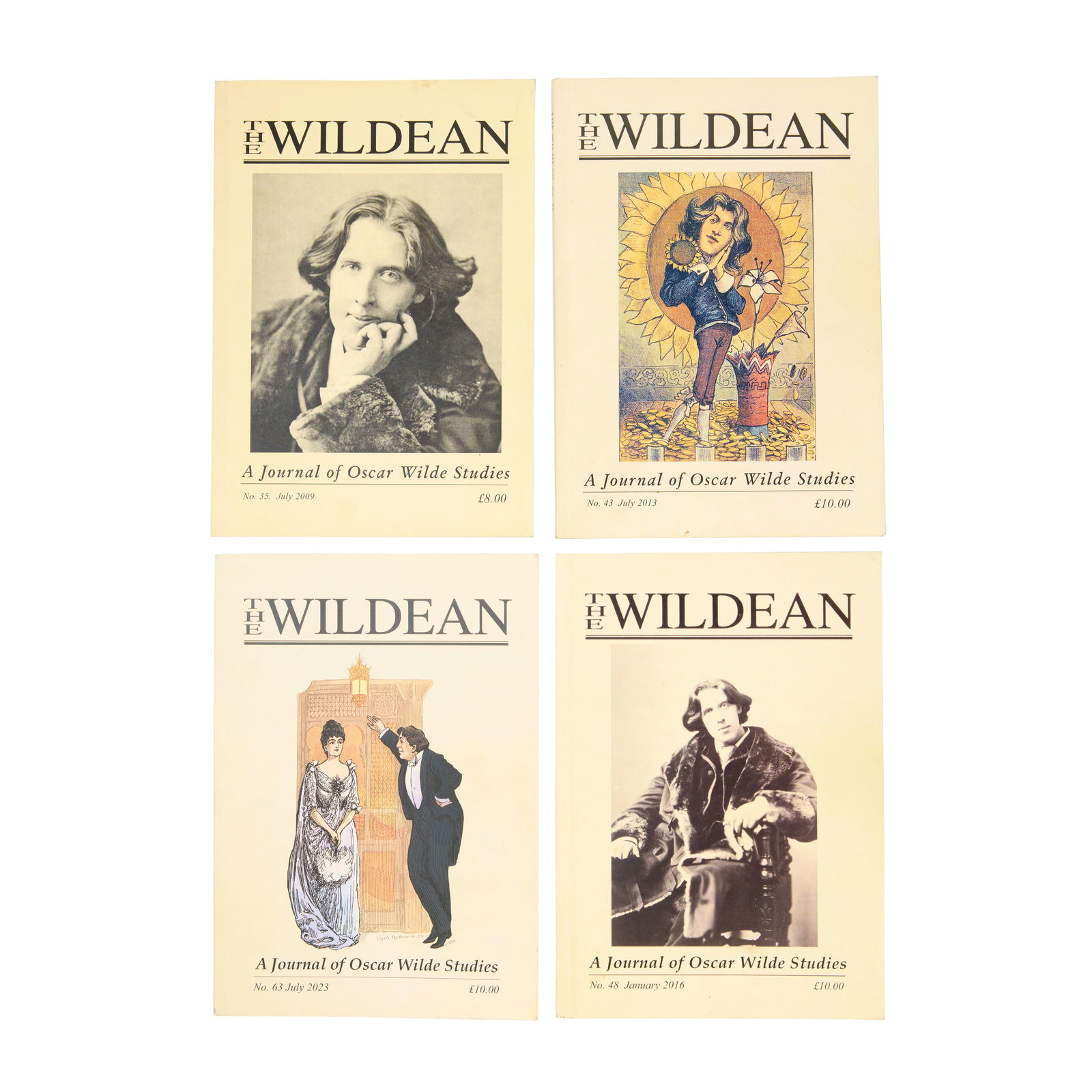 WILDE - JOURNALS AND CATALOGUES The Wildean. A Journal of Oscar Wilde Studies, nos. 1-67 (withou...: WILDE - JOURNALS AND CATALOGUES The Wildean. A Journal of Oscar Wilde Studies, nos. 1-67 (without no.33), The Oscar Wilde Society, 1991-2025; Intentions, an incomplete run of 90 issues, nos. 37, 39-