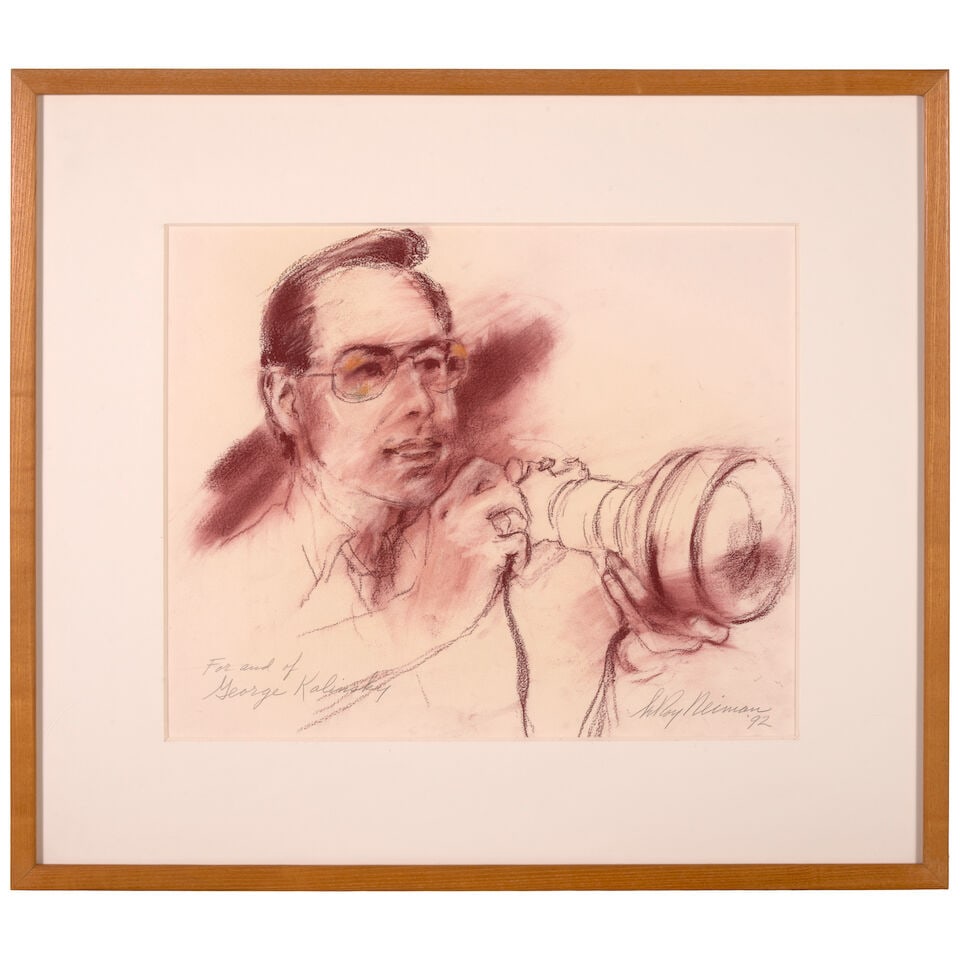 LeRoy Neiman (1921-2012): Three Portraits of George Kalinsky - 2