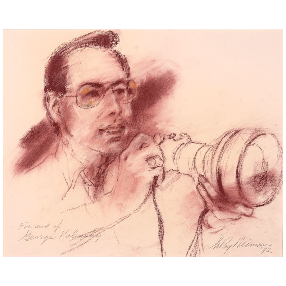 LeRoy Neiman (1921-2012): Three Portraits of George Kalinsky - 7