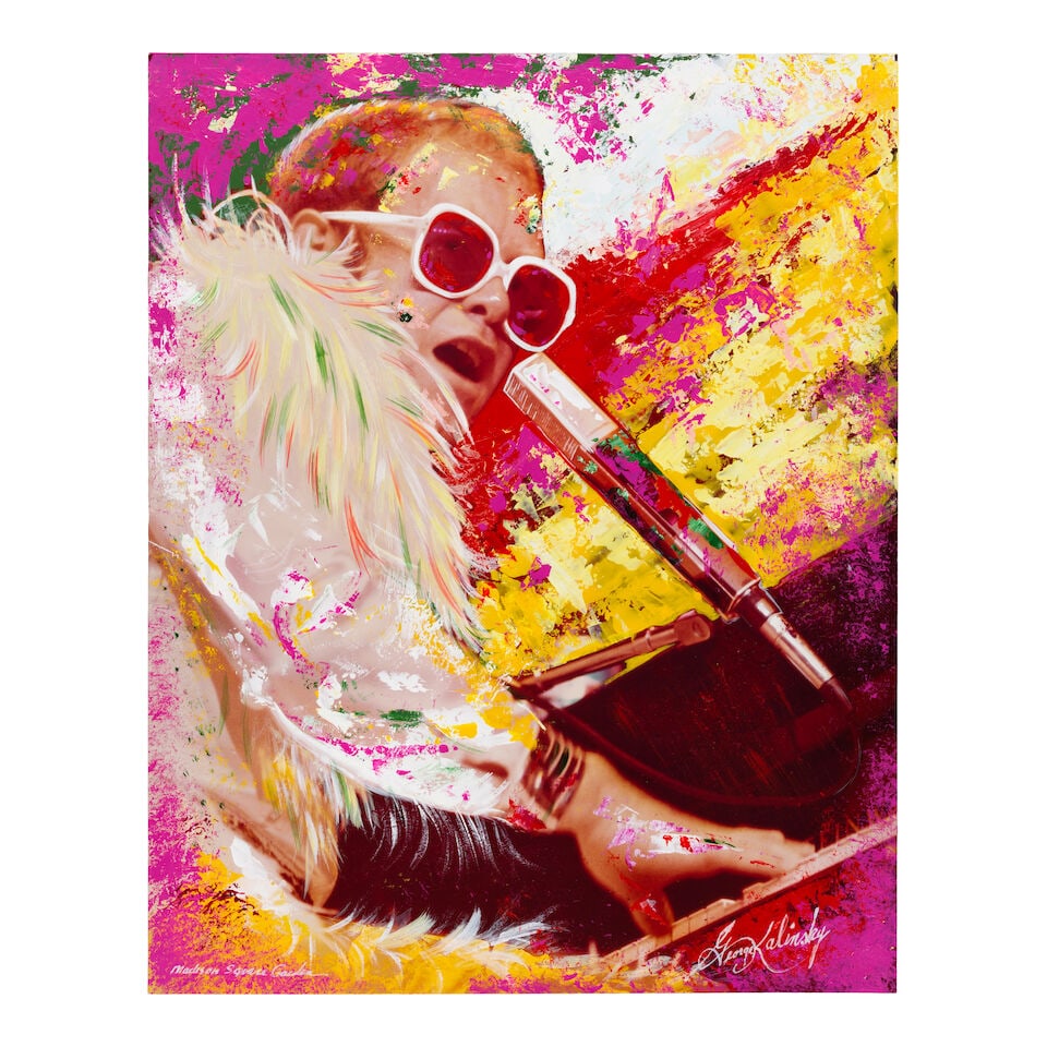 George Kalinsky (1936-2025): Elton John[Madison Square Garden, 1973/1974] (1 of 4)