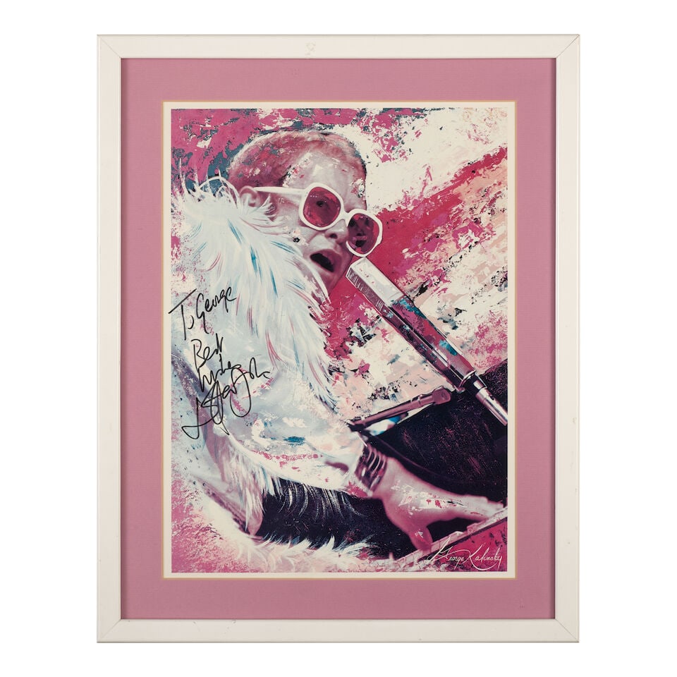 George Kalinsky (1936-2025): Elton John[Madison Square Garden, 1973/1974] - 2