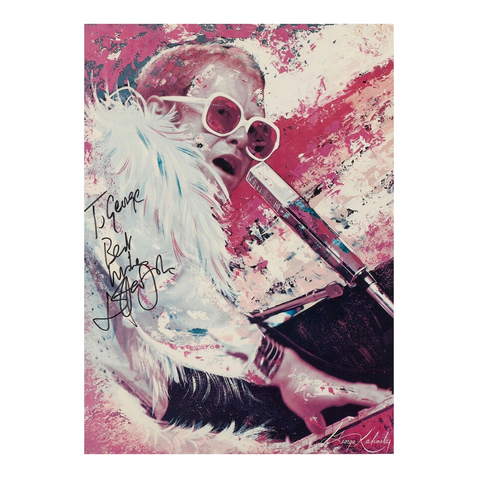 George Kalinsky (1936-2025): Elton John[Madison Square Garden, 1973/1974] - 4