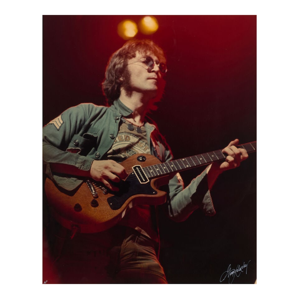 George Kalinsky (1936-2025): John Lennon[Madison Square Garden, 1972] (1 of 3)