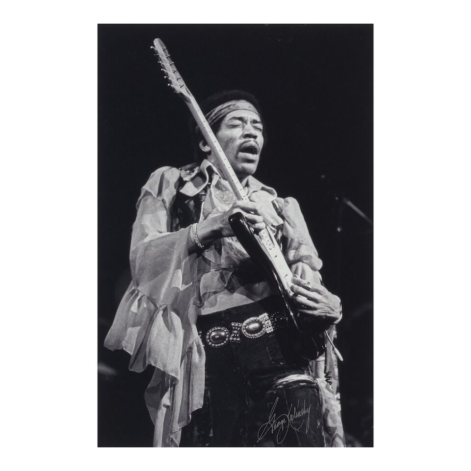 George Kalinsky (1936-2025): Jimi Hendrix[Madison Square Garden, May 1969] (1 of 3)