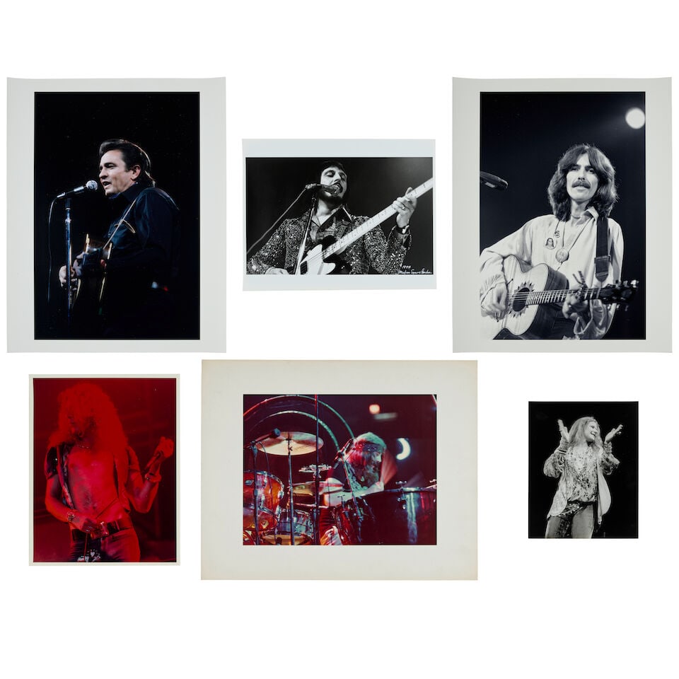 George Kalinsky (1936-2025): Janis Joplin, Johnny Cash, George Harrison, Elton John & John Lenno... (1 of 2)