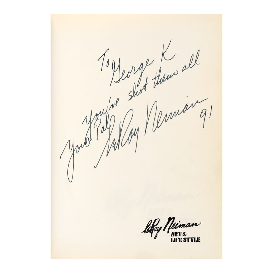 A Group of Six Sports Related Books Inscribed to George Kalinsky - 2