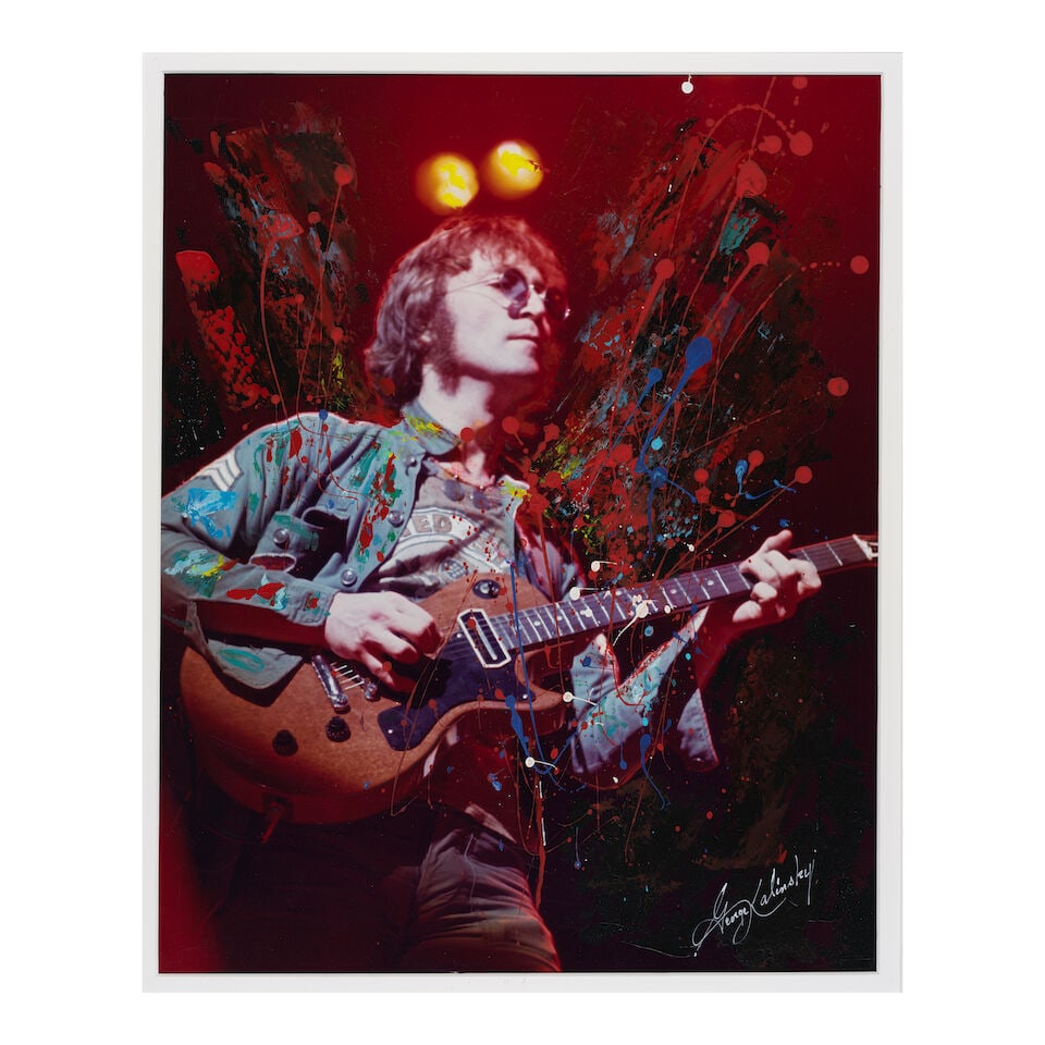 George Kalinsky (1936-2025): John Lennon[Madison Square Garden, 1972] (1 of 1)