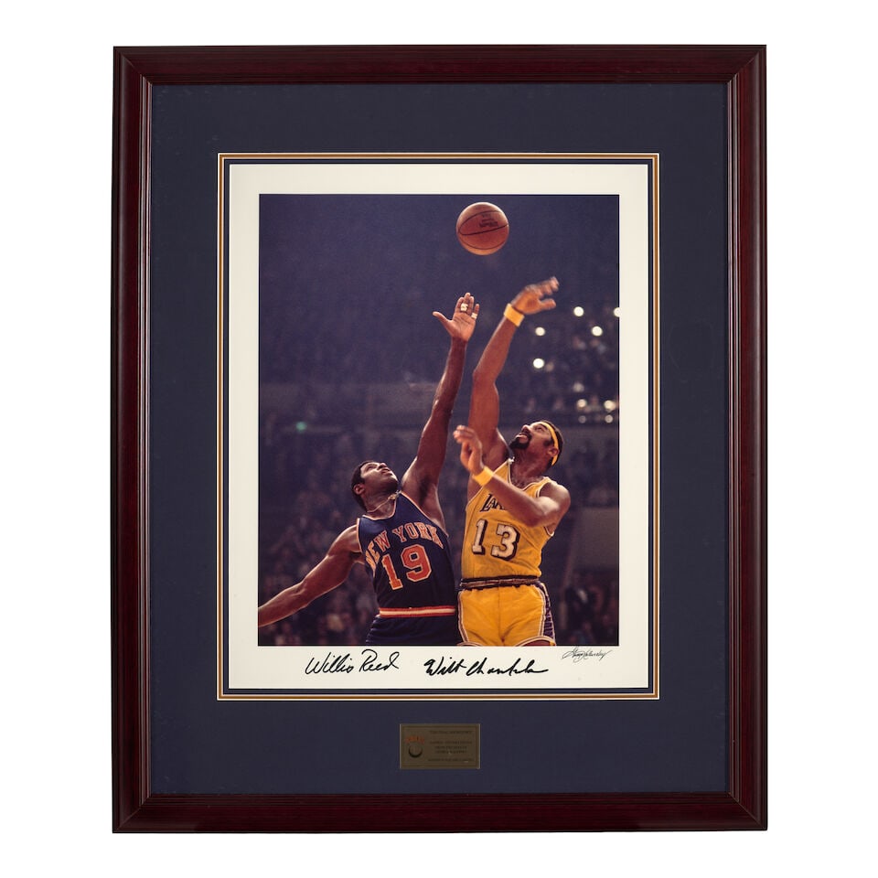 George Kalinsky (1936-2025): The Dunk: Willis Reed and Wilt Chamberlain[Philadelphia 76ers vs. N... - 2