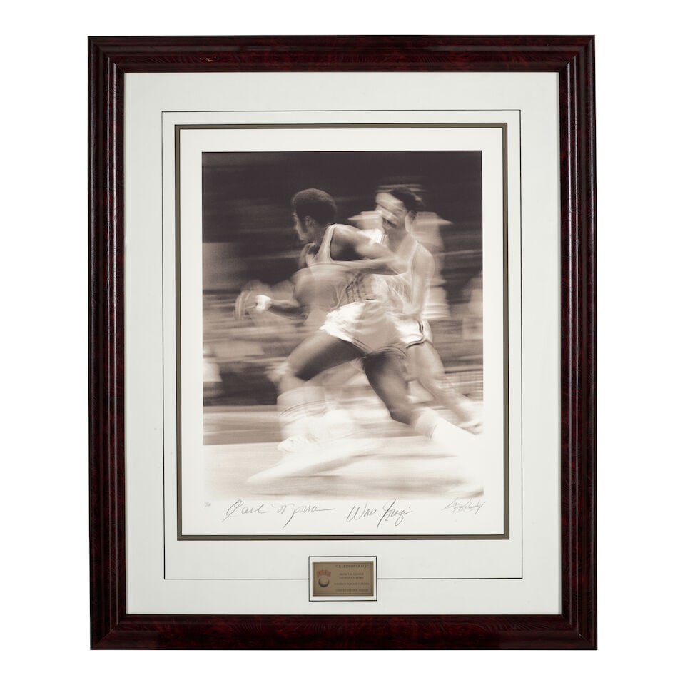 George Kalinsky (1936-2025): Guards of Grace: Earl Monroe and Walt Frazier[Earl Monroe vs. Walt ... - 2