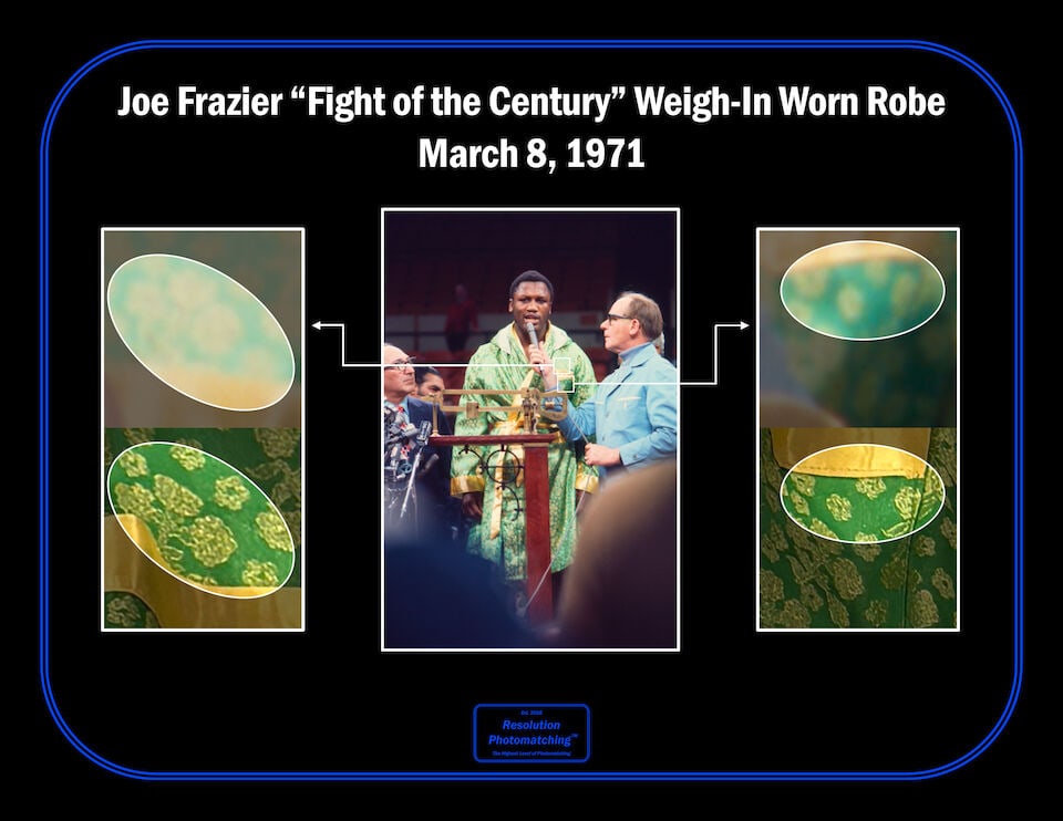 Joe Frazier's Weigh-in Robe From Fight of the Century, Ali vs. Frazier [Madison Square Garden, M... - 6