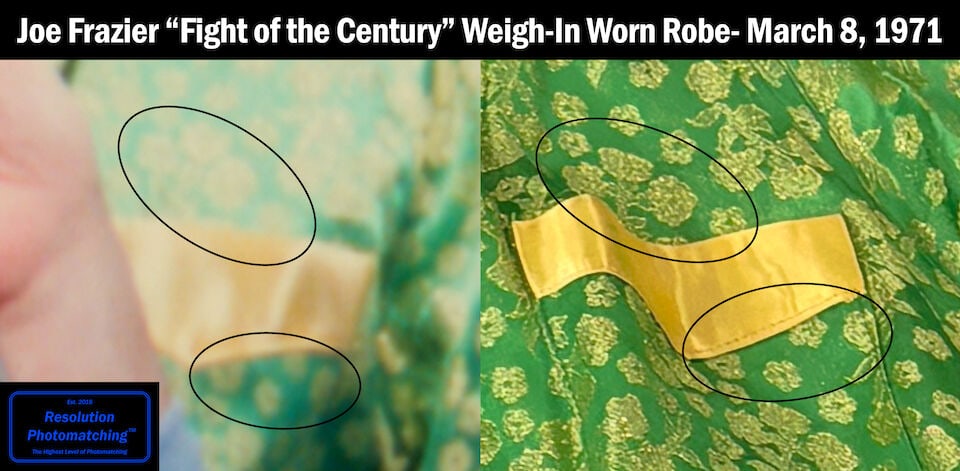 Joe Frazier's Weigh-in Robe From Fight of the Century, Ali vs. Frazier [Madison Square Garden, M... - 7