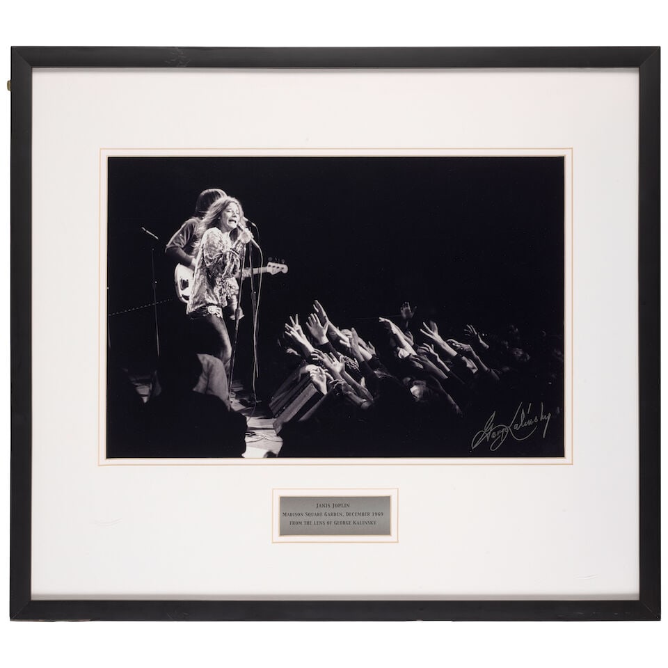 George Kalinsky (1936-2025): Janis Joplin[Madison Square Garden, December 19, 1969] - 2