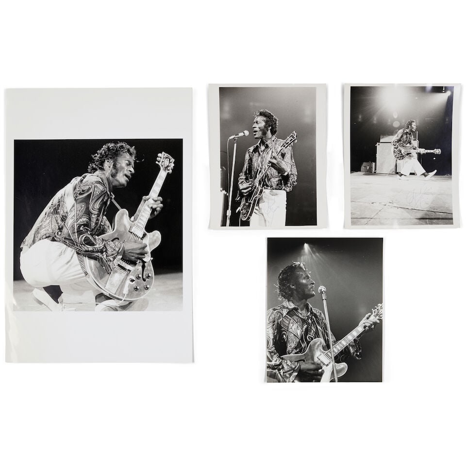 George Kalinsky (1936-2025): Chuck Berry: Four Photographs[Madison Square Garden, October 15, 1971] (1 of 1)