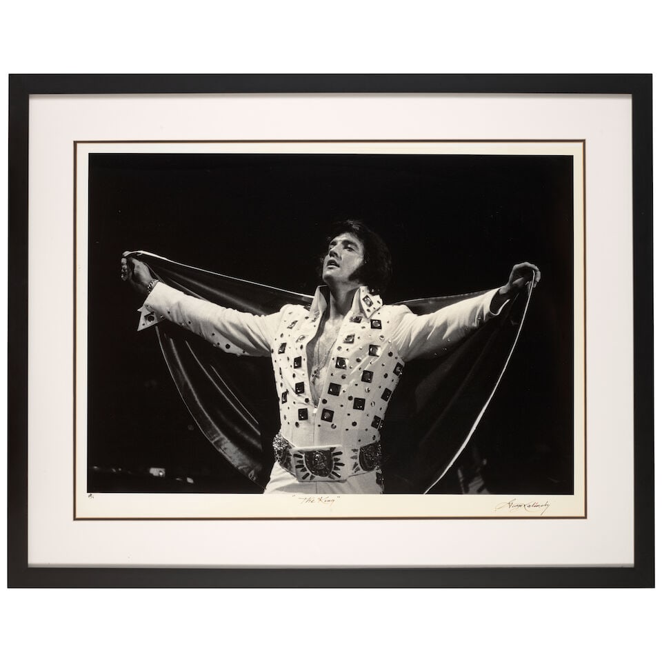George Kalinsky (1936-2025): The King: Elvis Presley[Madison Square Garden, June 9, 1972] - 2