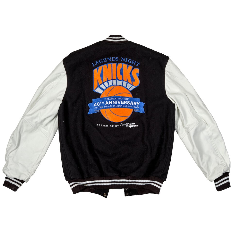 A Knicks 40th Anniversary of the 1969-70 Championship Team Letterman Jacket Presented to George ... - 2