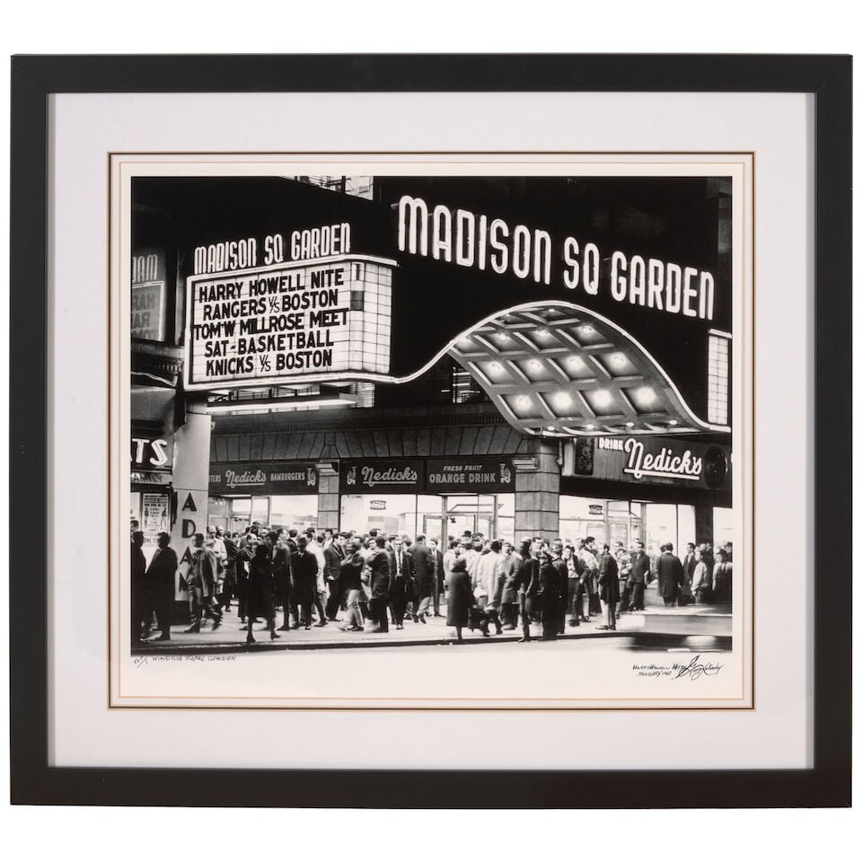 George Kalinsky (1936-2025): Madison Square Garden [Harry Howell Nite, 1967] - 2