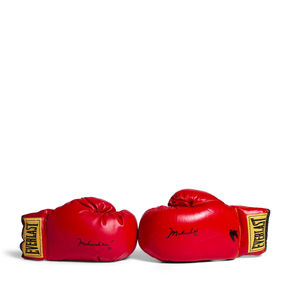 Two Boxing Gloves Signed By Muhammad Ali - 3