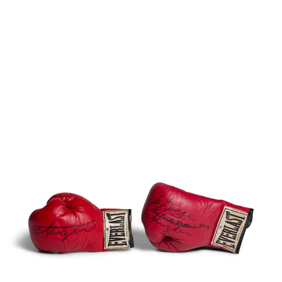 A Pair of Boxing Gloves Signed by Joe Frazier - 5